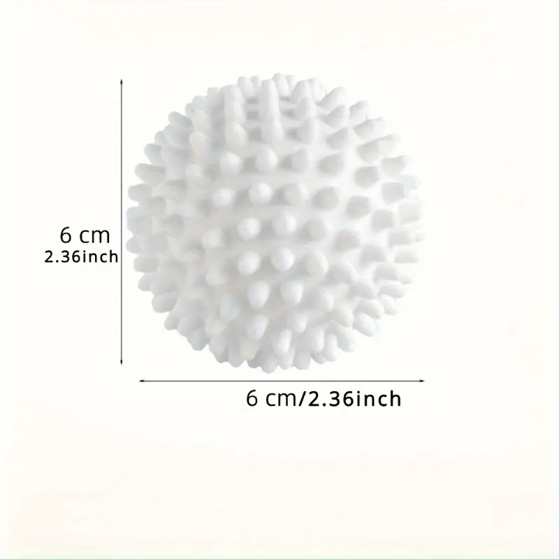 4pcs Reusable Laundry Balls - Lint Dryer Balls, Fabric Softener Balls, Anti-Roll, Reducer, No Electricity Required 3