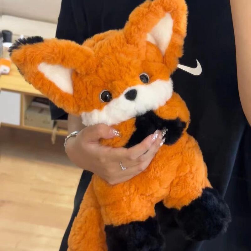 Good Night Fox Little Three Things Set Super Cute Good Night Plush Toy Ragdoll Fox Sleeping Doll Girl Gift Birthday Children 8