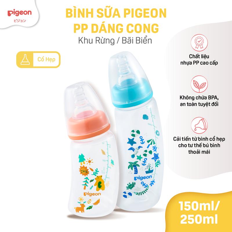 [LIVE] Sữa Tắm Gội 2 Trong 1 Pigeon 50ml kèm Bình PP Cổ Hẹp  - Chăm sóc tóc và tắm gội toàn thân cho bé sơ sinh , dưỡng ẩm chăm sóc tóc