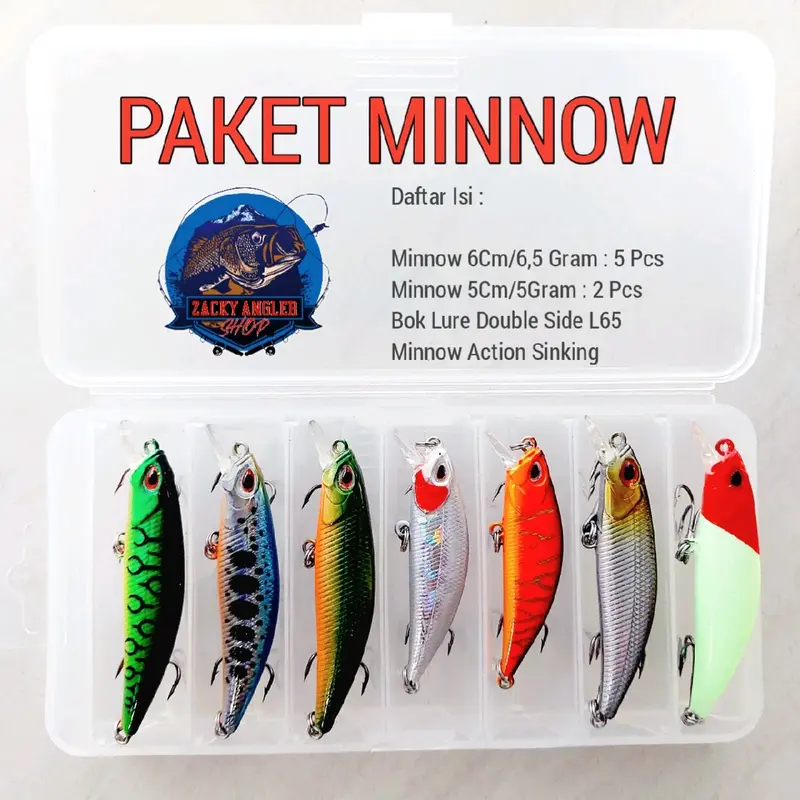 Paket Minnow Isi 7 Pcs 6