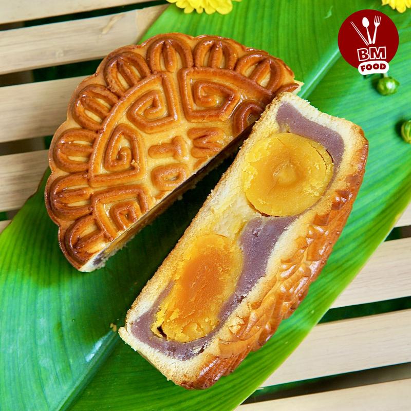 Bánh Trung Thu Nhân Khoai Môn 200gr 2 Trứng - Tân Dân Lợi Cake Food 4