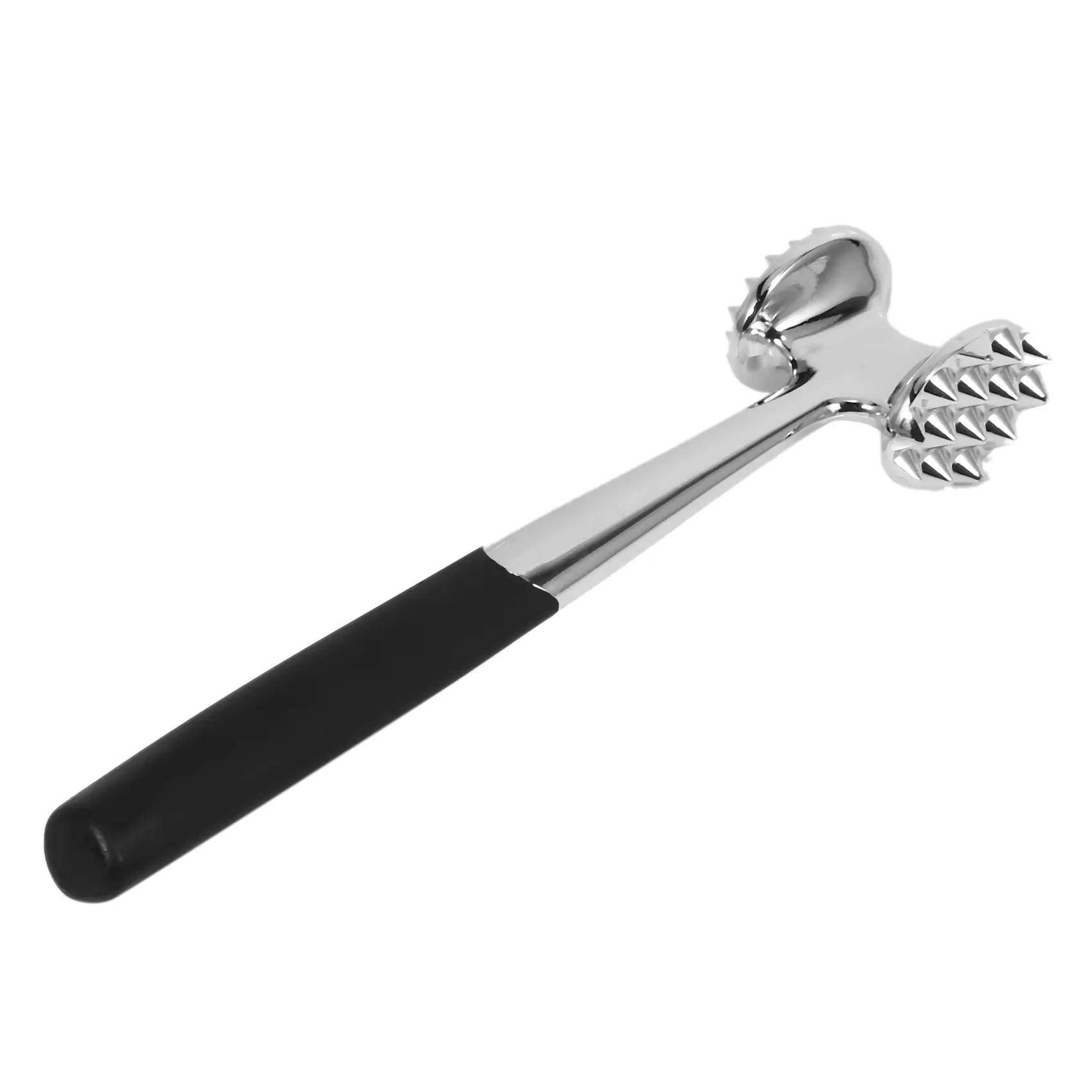 Meat tenderizer mallet hammer tool for kitchen STIMULATING and soft tapping of meat steak and chicken Heavy duty zinc alloy, double sided, great grip