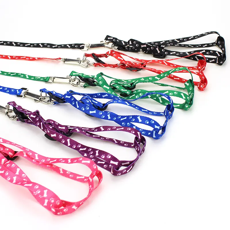 2025 Polyester Printed Pet Leash Dog Harness Cat Small Dog Leash Pet Supplies