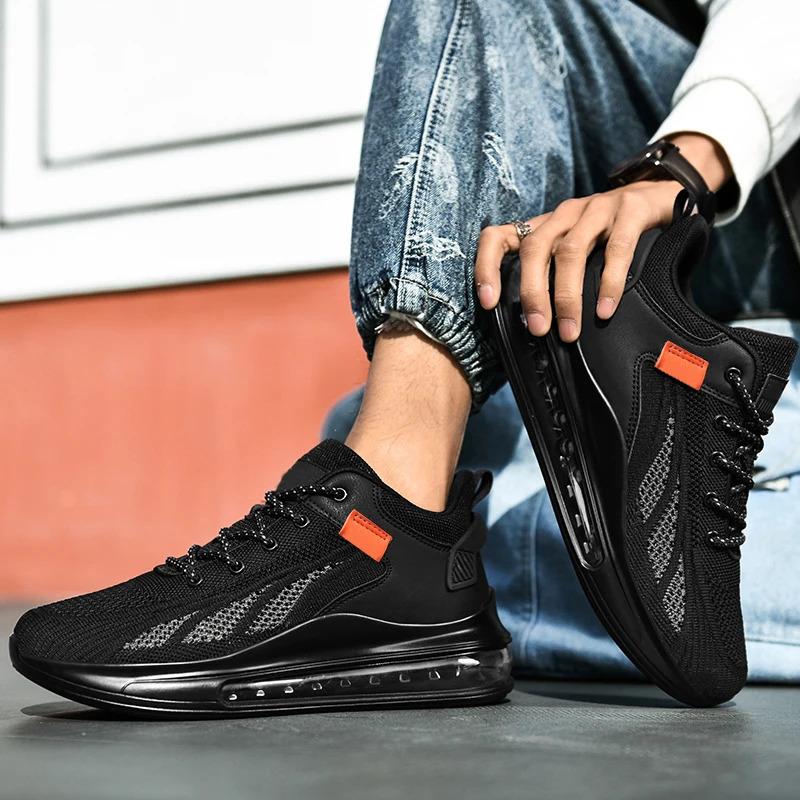 Personalizza PlusSize US 13 14 EU 47 48 Uomo Casual Sport Sneakers Blank Mesh Air Cushion Running Walking Scarpe da Uomo Trainers Training Runner Atletico_voghion.com
