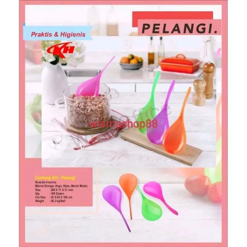 CENTONG NASI PLASTIK MURAH ( 2 PCS ) / SENDOK NASI PLASTIK 1