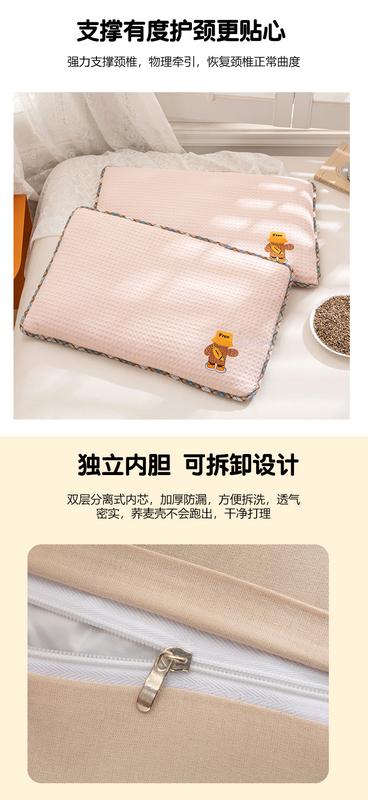 Product Introduction of Children's Sweat Absorbing and Breathable Pillow Made of Pure Cotton, Kindergarten Children's Washable and Removable Inner Liner 8