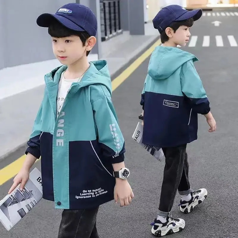 Áo Khoác Bé Trai, Cho Mùa Xuân Và Mùa Thu, Áo Khoác Vỏ Sò, Cỡ Trung Bình Và Lớn, Quần Áo Trẻ Em Mới 2024, Quần Áo Mùa Xuân, Đẹp Trai Và Thời Trang, Áo Khoác Trẻ Em