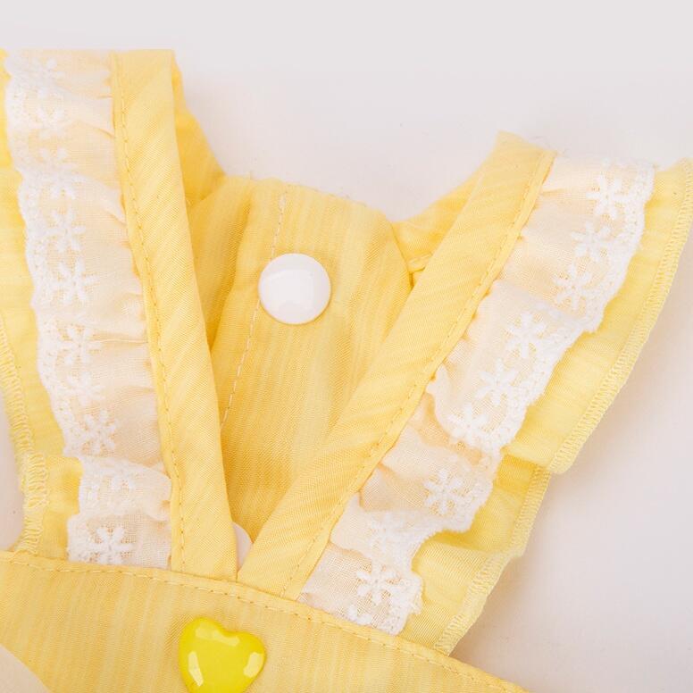 Summer Cute Bow Lace Strap Slim Dress Teddy Pet Dog Cat Clothes 5