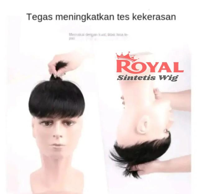 Product Introduction of WIG PRIA PENDEK / TOUPEE TUTUP BOTAK / WIG RAMBUT PENUTUP KEBOTAKAN 4