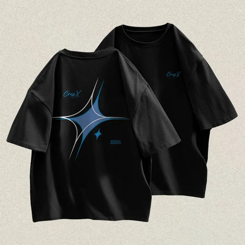 DECRAVE Baju Starboy Pria Star Cross Tshirt Baju Kaos Oversize Distro Cowok Original 100% Keren Kece