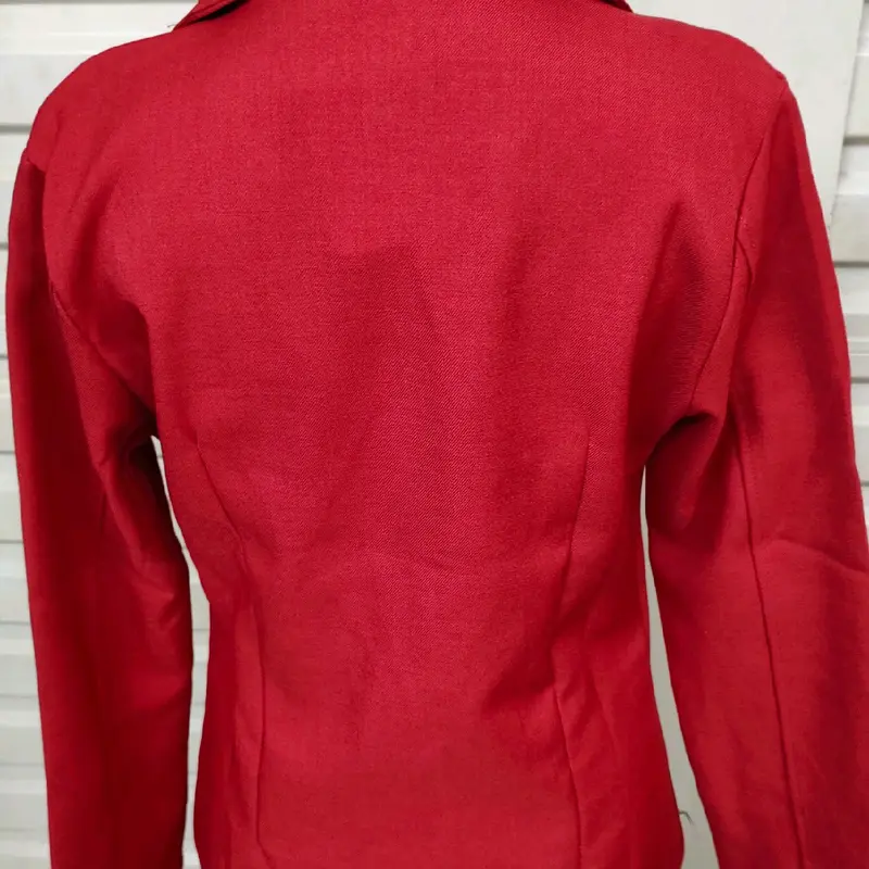 Blezer jumbo merah cabe wanita 3