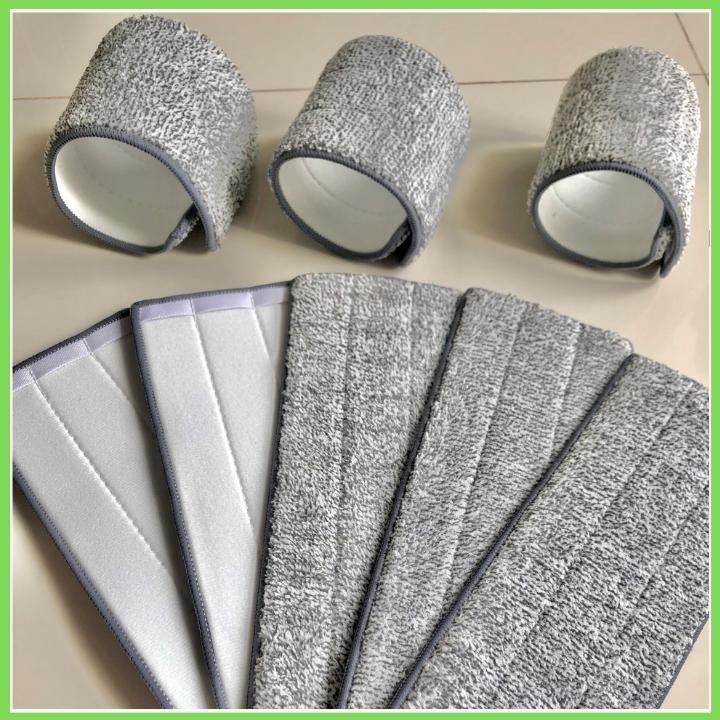 Bông lau nhà Tự Vắt thay thế các loại 33-35-38-42-45-50cm miếng nùi lau sàn hình chữ nhật loại tốt