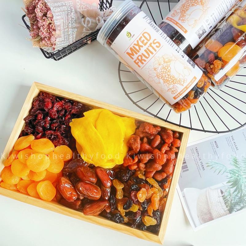 MIXED 6 FRUITS (Trái Cây Sấy Dẻo) - Tự Nhiên, Hữu Cơ - Kiwi Shop Healthy Food