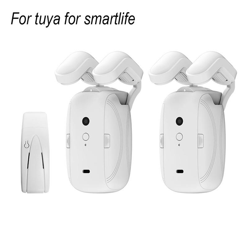 2pcs For Tuya Wifi Smart Curtains Robot Wireless Automatic Curtain Opener Motor 1