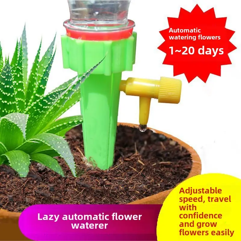 Watering Flowers Water-Dropper Drip Irrigation Business Trip Drainer Watering Device