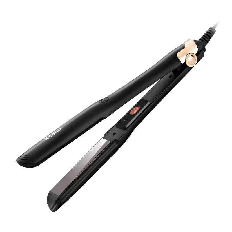máy là tóc mini,Máy duỗi tóc nhiệt độ không đổi nóng nhanh KM-851 Kemei có đèn báo Máy duỗi tóc thẳng Kẹp làm tóc 7