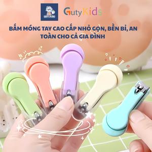BẤM MÓNG TAY CAO CẤP GUTYKIDS NHỎ GỌN, BỀN BỈ, AN TOÀN CHO CẢ GIA ĐÌNH - MÀU NGẪU NHIÊN