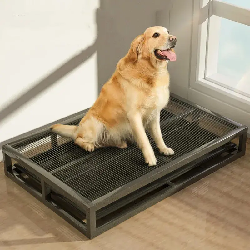 Dog Toilet Indoor Dog Training Toilet Stainless Steel Large Dogs Toilets Sand Litter Boxes for Puppy Training Pet Accessories