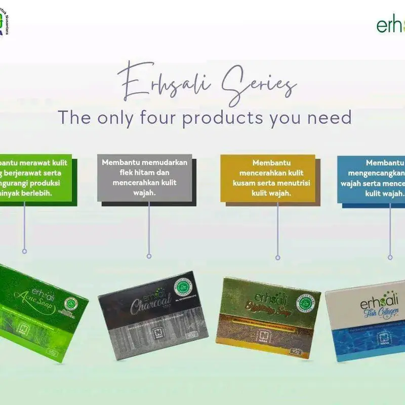 ERHSALI BRIGHTENING SOAP - SABUN PENCERAH WAJAH 2