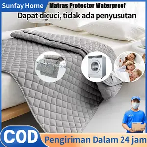 Sunfay Home COD Matras Protector Waterproof/Matras Protector Kasur Anak /Matras Kasur Rajut Anti Air | size:120/150/180*200cm