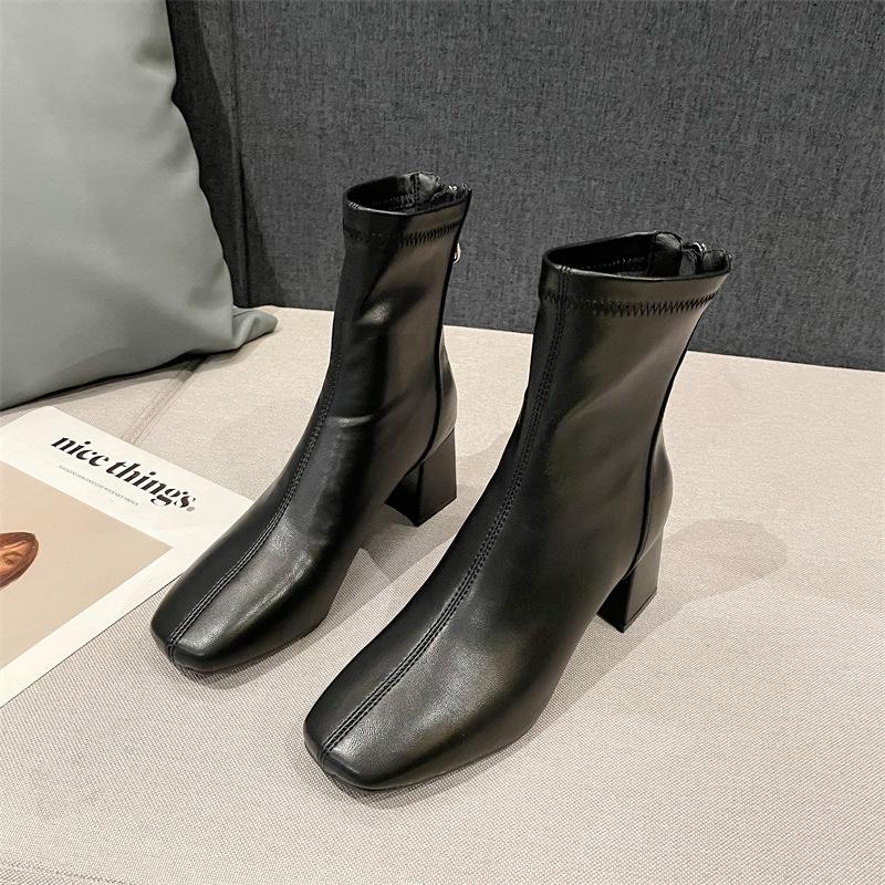 Bốt nữ Hàn Quốc AAA cổ thấp da mềm kiểu dáng trẻ trung,năng động