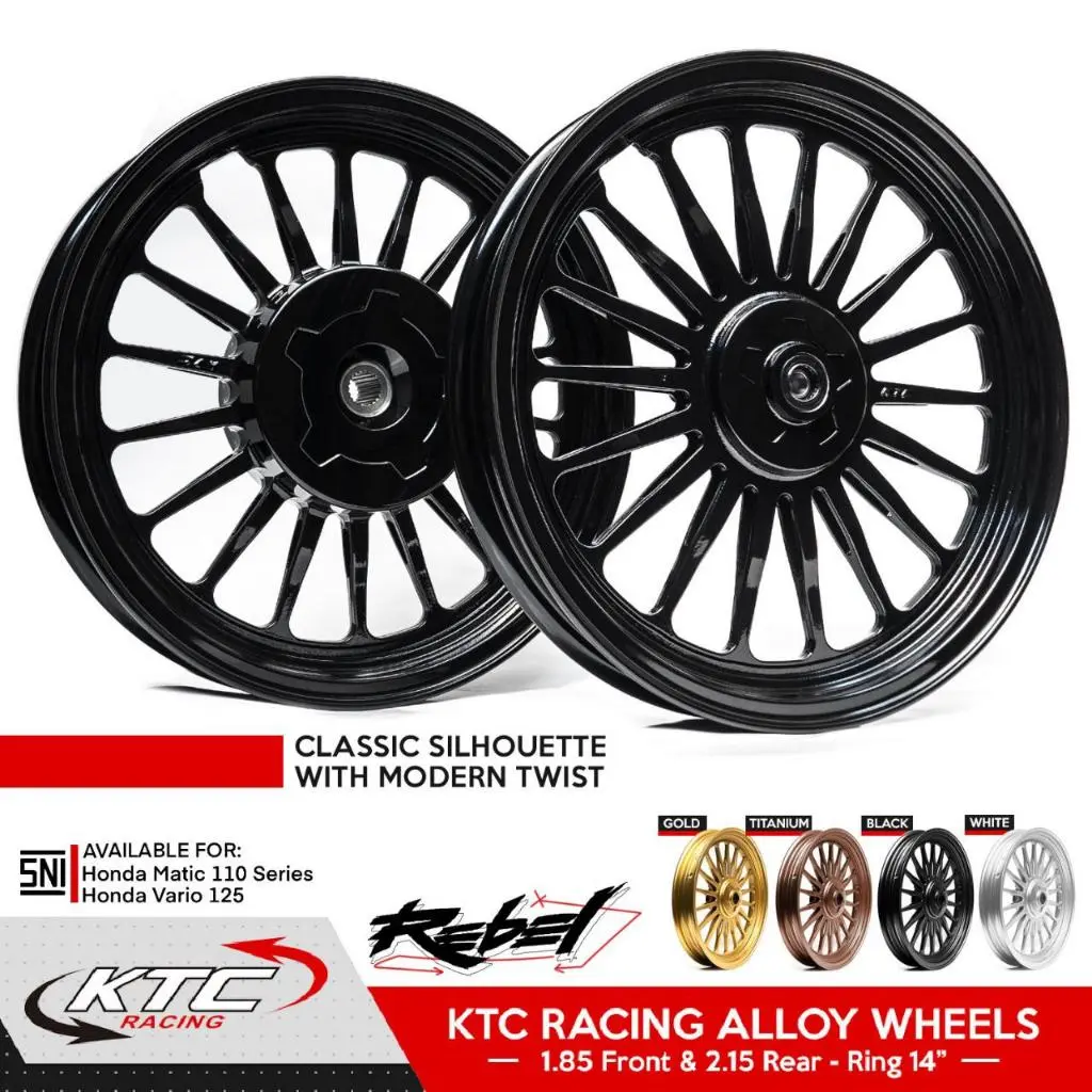 velg racing ktc rebel palang 18 matic Vario 110 , Vario 110fi , Vario ...