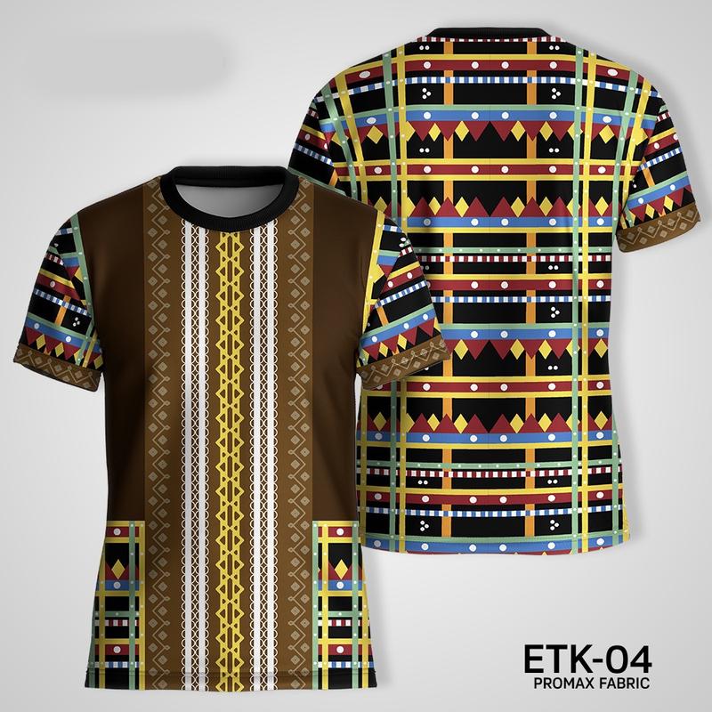 Product Introduction of Tribal Inspired  3D Printed T-shirt: Durable, Elastic, Easy To Care for, Suitable for Casual or Vacation Summer Wear 4