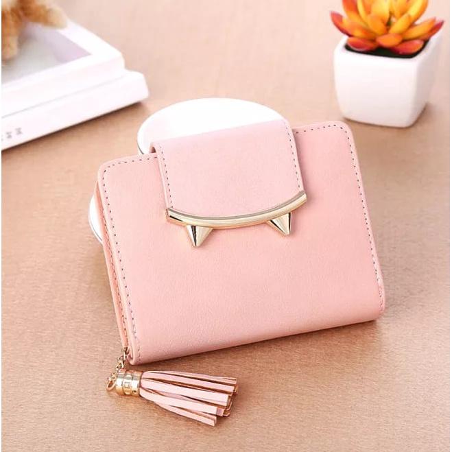 Reyreshy JESICA - Dompet Lipat Mini Dompet Koin Lucu Kartu Uang 7