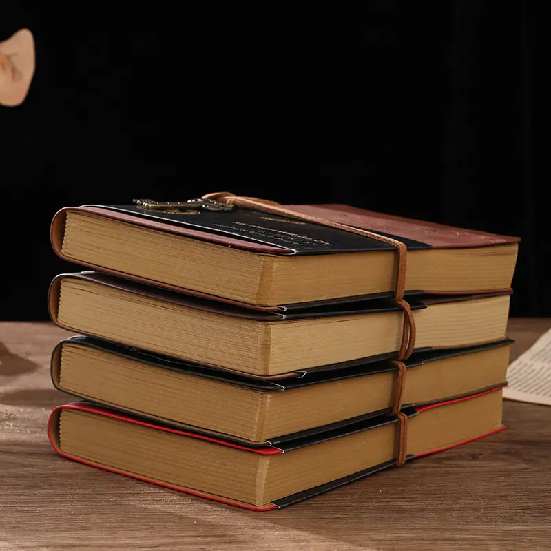 Sổ Tay Bìa Da - Nhật kí Bìa Mềm Phong Cách Vintage Giấy Kraft - Làm bullet journal 6
