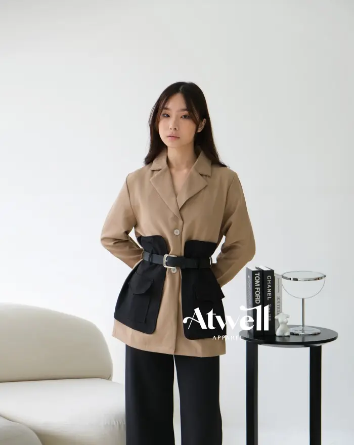 K❤1P Ash Blazer With Belt C❤X2