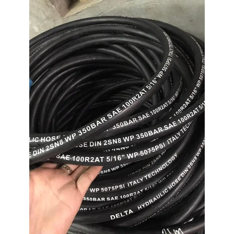 Dây rửa xe 2 lõi thép 5/16 phi 8 5mét 3