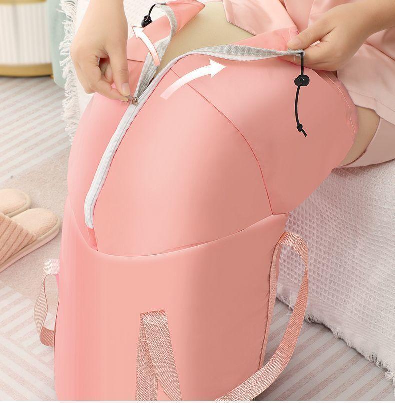Product Introduction of Foot Soak Bucket Insulated Collapsible Foot Soak Bag Portable Heightened and Deepened Home Travelling 5