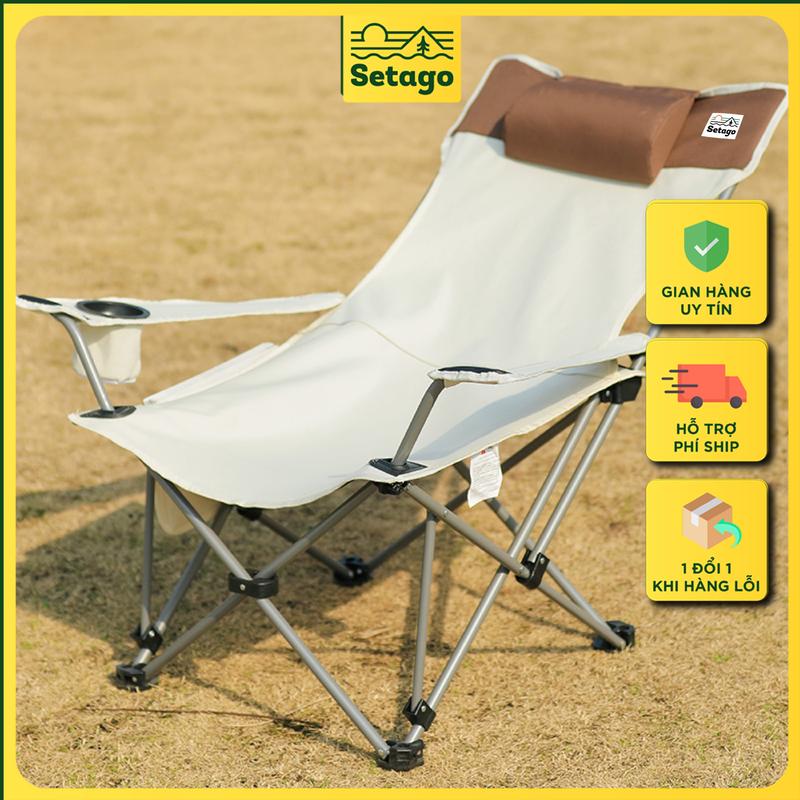  Ghế ngả lưng - Phù hợp cho câu cá cắm trại nghỉ trưa văn phòng. Ghế ngả thoải mái nhất của nhà Setago. Đã ngồi là không muốn đứng dậy 