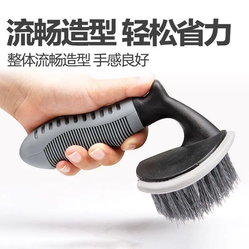 Bàn Chải Rửa Xe, Thiết Kế Đặc Biệt Cho Bánh Xe, Bàn Chải Trục, Bàn Chải Lốp, Vòng Thép, Thích Hợp Để Làm Sạch, Đồ Dùng Cho Xe Hơi, Dụng Cụ Vệ Sinh, Bộ Đồ 7