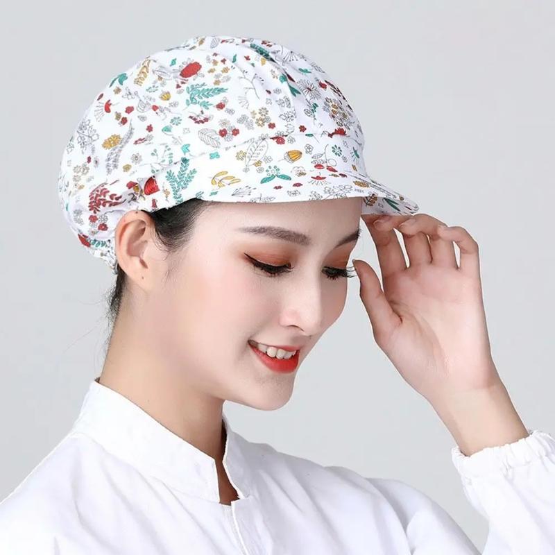 Mũ Nướng, Chống Rụng Tóc, Mũ Nhà Bếp, Vải Đầy Đủ, Mũ Làm Việc Có Thể Điều Chỉnh Vệ Sinh Và Có Thể Tái Sử Dụng, Mũ Bảo Vệ Chống Bụi, Thích Hợp Cho Đầu Bếp 7