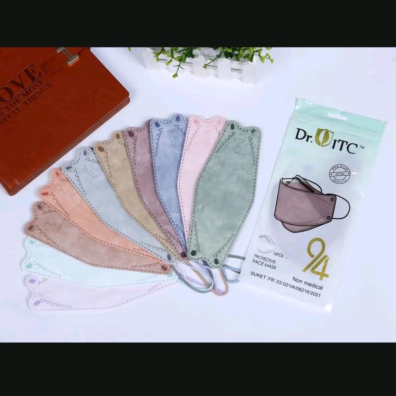 MASKER KF94 MIX FILTCARE FACEMASK 4 PLY ISI 10 PCS WARNA COD TERMURAH 1