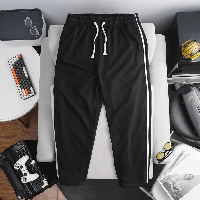 Big size- Quần thun dài form ống suông rộng vải cua big size nam <140kg (cao >1m75)