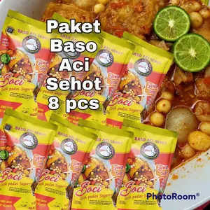 Paket Baso aci sehot 8 bks Pedas Food Kuah Instan