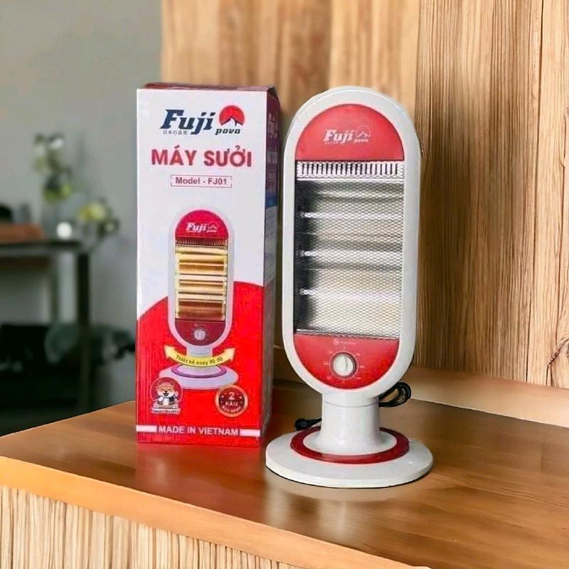 MÁY SƯỞI HỒNG NGOẠI FUJI-POVA 3 BÓNG ĐÈN THẠCH ANH XOAY 90 ĐỘ