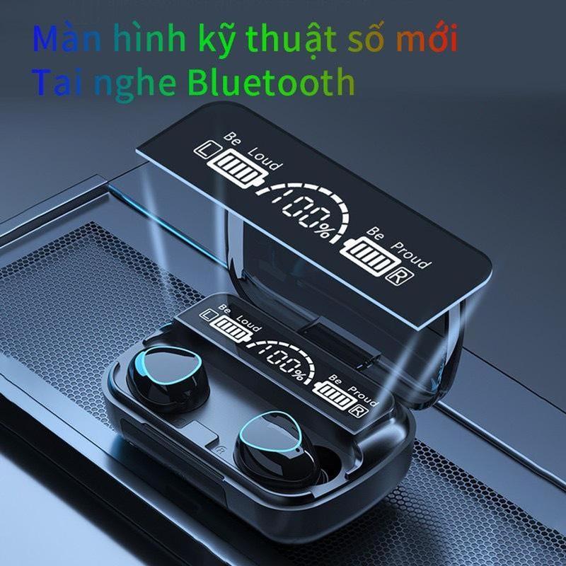Tai Nghe Bluetooth M10-2024 Bản Pro Nâng Cấp Mới Phiên Bản Không Dây Cao Cấp Cảm Ứng Sạc Dự Phòng 3