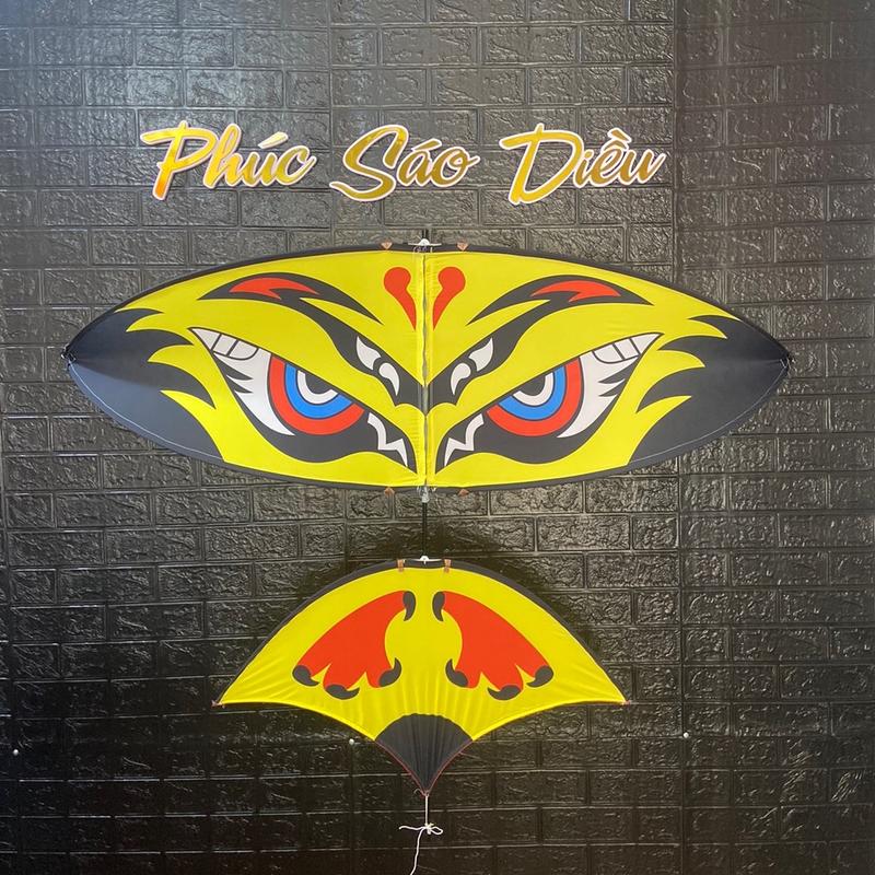 Diều lắp ghép đuôi cá Mắt Ưng khung carbon 1m70 Đồ Chơi