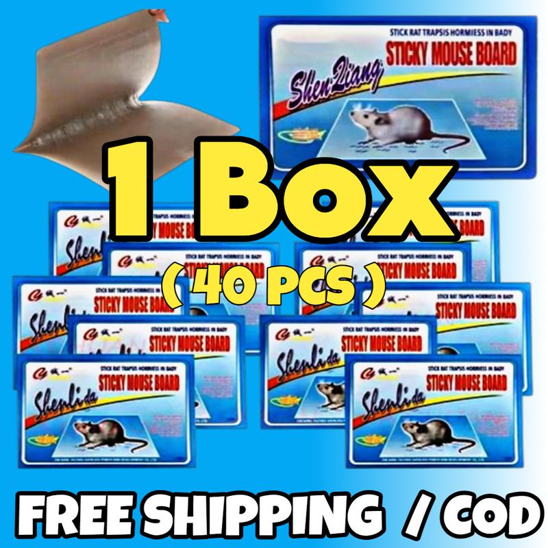 Big Sale 1 Box = 40 Pcs Large Mouse Rat Sticky Mice Rodent Glue ...
