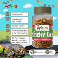 Gambar MRTAN Makanan Ikan Burung Ayam Crunchy Grub 50gr - 50g dari Pet Republic Indonesia Kota Administrasi Jakarta Utara 1 Tokopedia