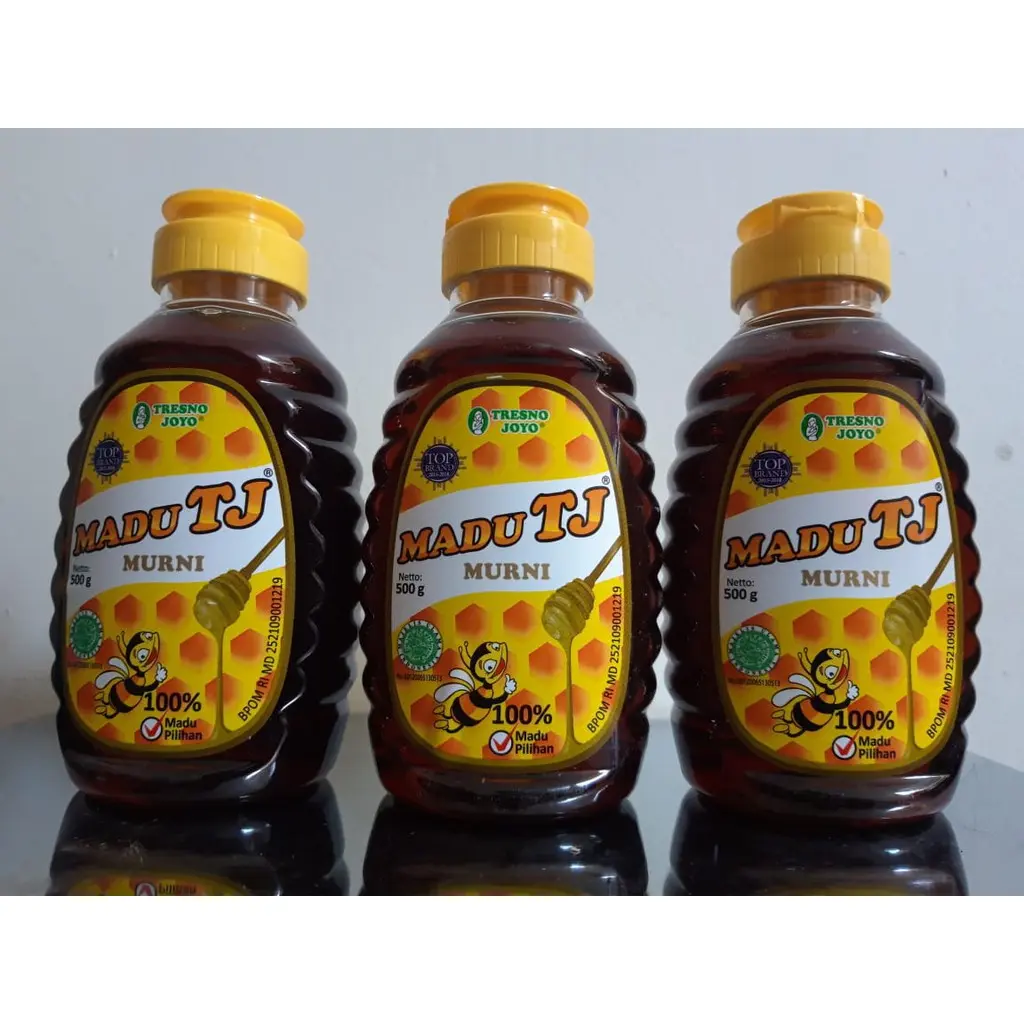 Madu TJ MURNI 500 gram || Penambah stamina || daya tahan tubuh || Madu Asli