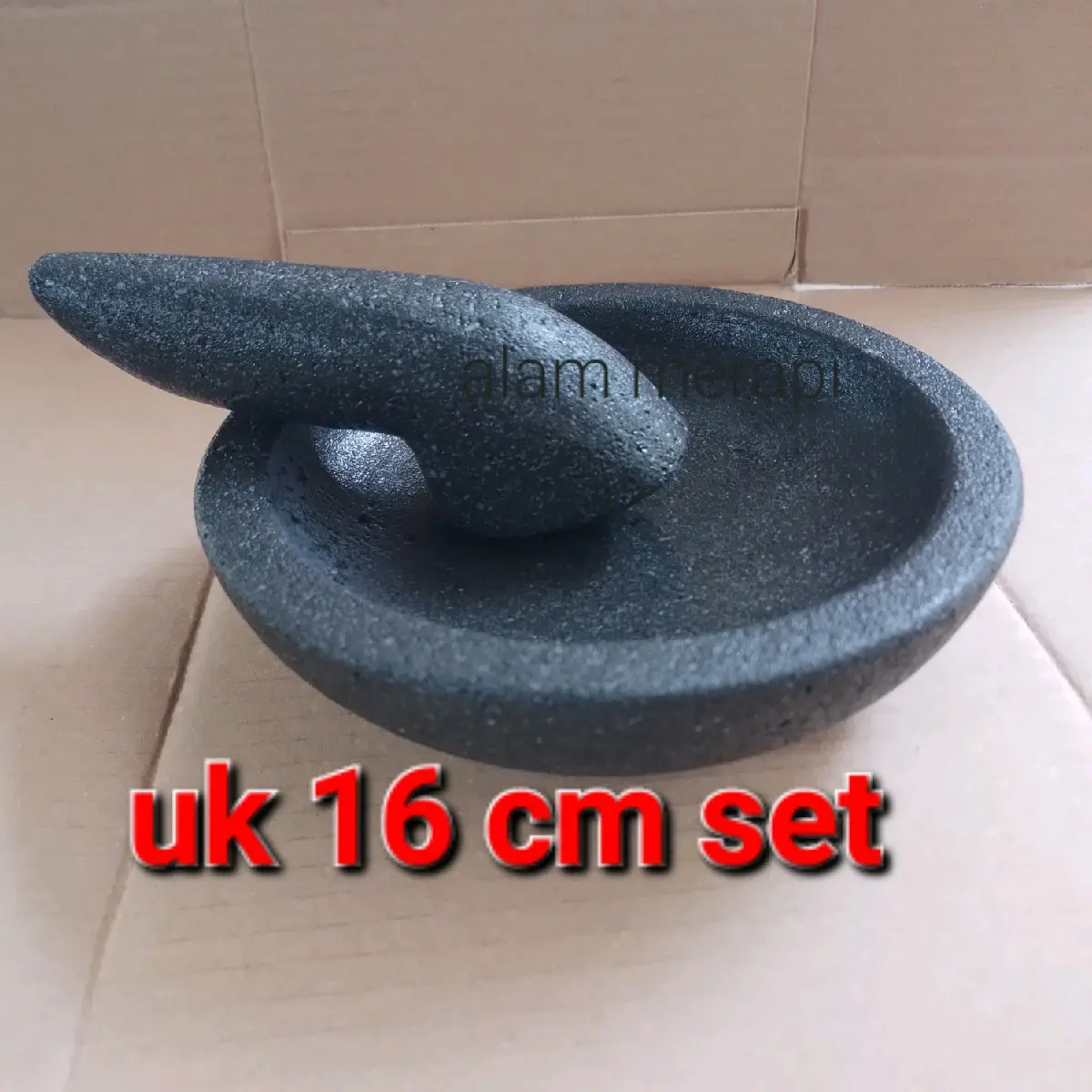 cobek kecil 16 cm set munthu, coet anak kos, nyambel sedikit cabe 8 muat. layah mini cowek batu kecil Ulekan Kitchenware Dapur Alat