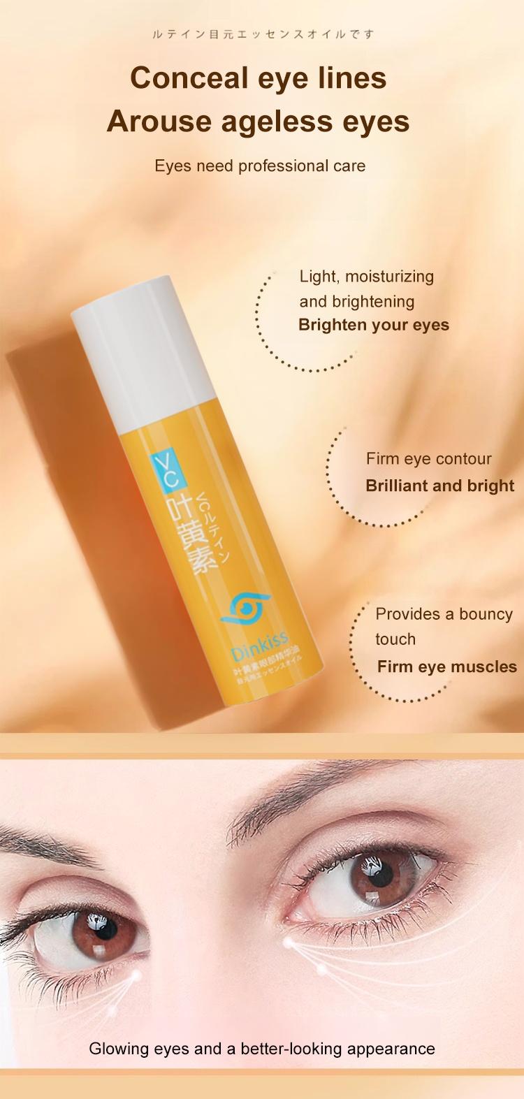 Dinkiss Eye Treatment Oil Improve Skin Radiance Reduce Wrinkles Relieve Puffiness