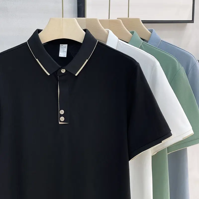 BH08 - Áo Polo phối viền cổ lịch lãm sang trọng 0