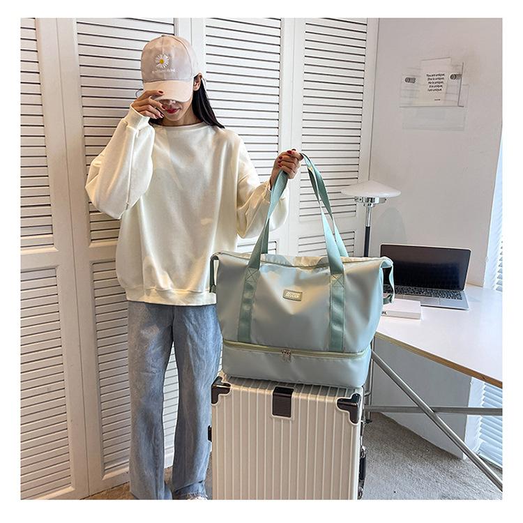 Product Introduction of Sports Workout Travel Handbag, Short Distance Lightweight Water-Proof Bag, Shoe Bag, New Portable Trolley Case, Large-Capacity Luggage Bag, Storage Gym Bag 10