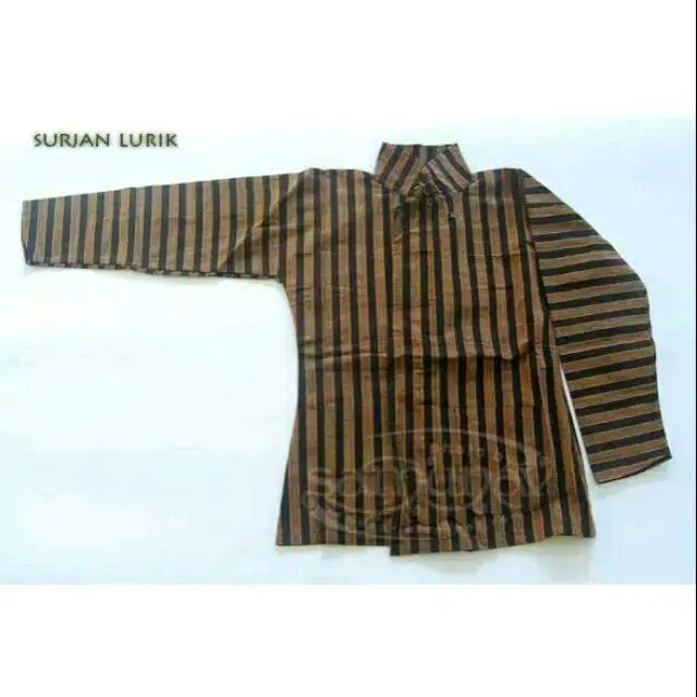 Baju Adat Khas SOLO // Baju Surjan Lurik // Baju Tradisional || Motif Lurik Tradisional 5