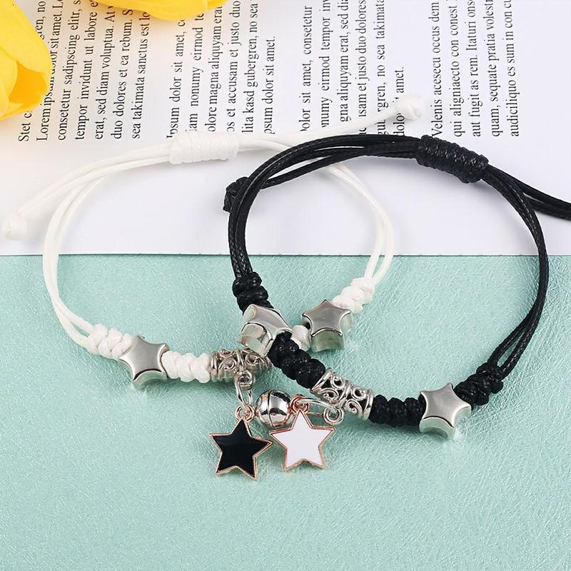 Vòng tay Dodder phát sáng hình phi hành gia có nam châm thời trang cho cặp đôi